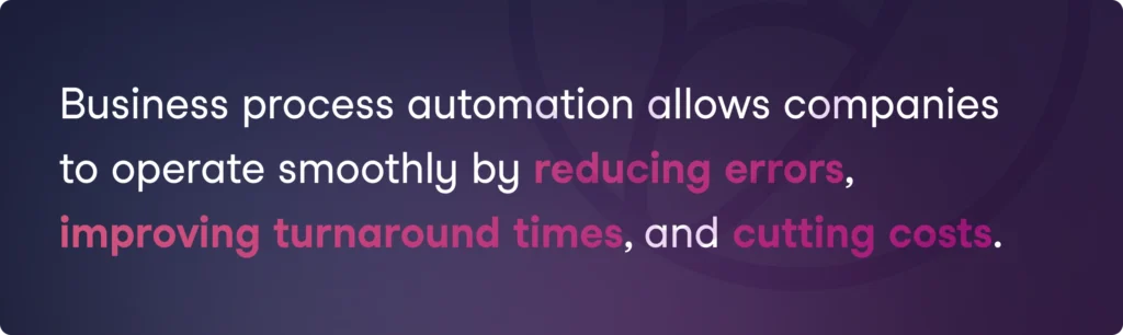 Business process automation