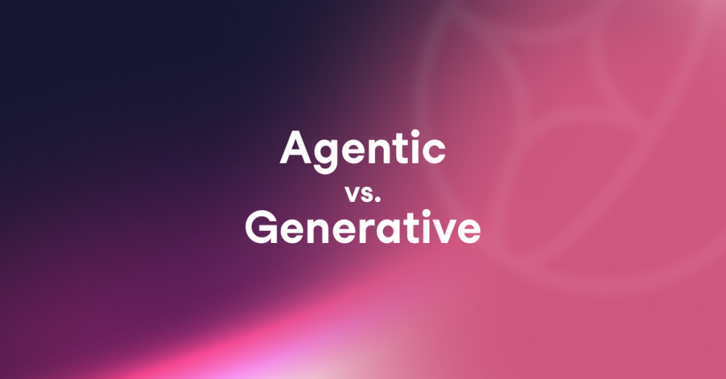 Agentic ai vs generative ai