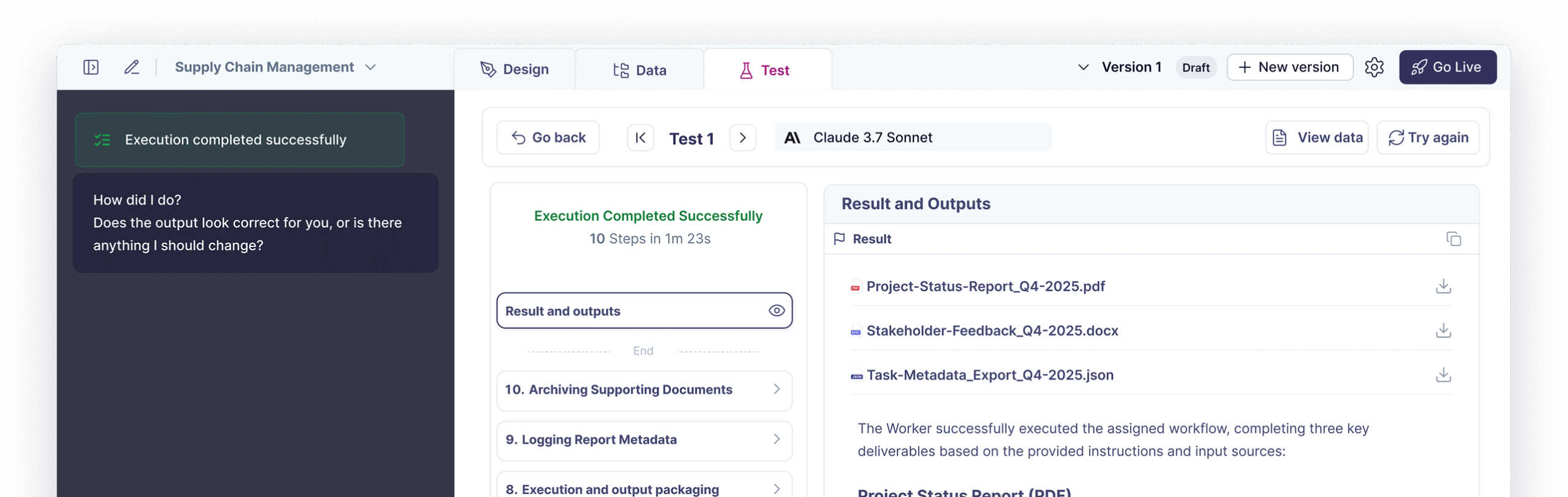 Trust the outcome scaled